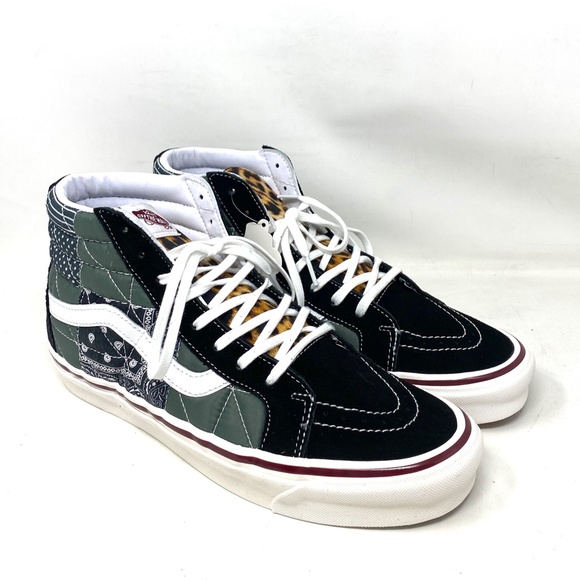 VANS Sk8-Hi 38 DX PW Sneaker Anaheim Canvas Suede Black Multi Men VN0A54FB9GU - Picture 5 of 8